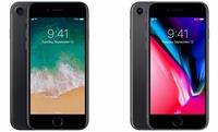 Слева iPhone 7, справа iPhone 8
