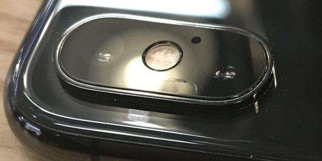 Стекло камеры iPhone XS и XS Max — уязвимая деталь