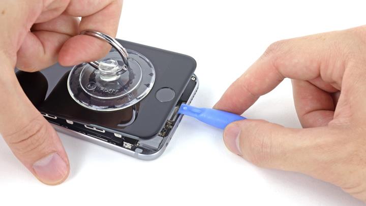 Замена шлейфа кнопки Home на iPhone 6 и iPhone 6 Plus