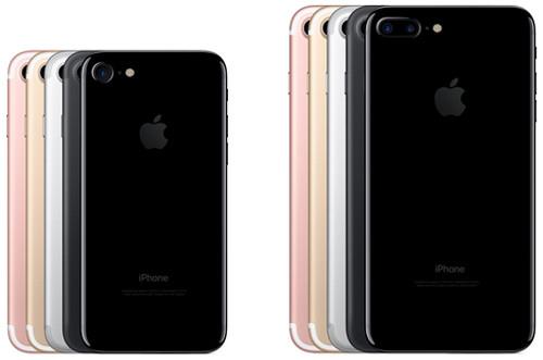 Разные цвета iPhone 7 и iPhone 7 plus