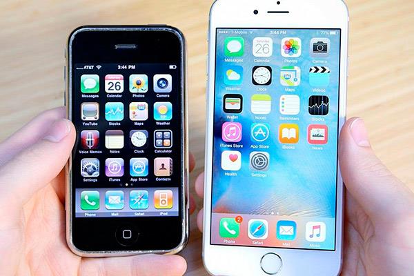 Размеры экранов iPhone зависят от модели телефона